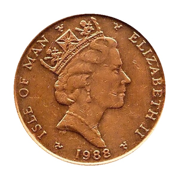1 Penny coin Isle of Man