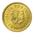 1 Portuguese Escudo coin (large type)