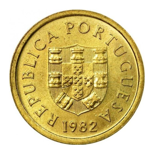 1 Portuguese Escudo coin (small type)