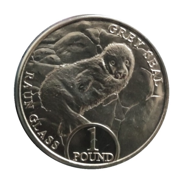 1 Pound coin Isle of Man (old style) (reverse)