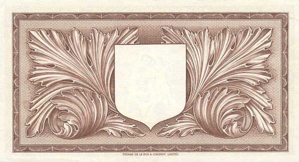 1 Pound MLT Banknote (George VI Issue) 1949 (reverse)