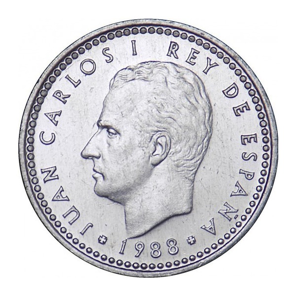 1 Spanish Peseta coin (type 1982 to 1989)