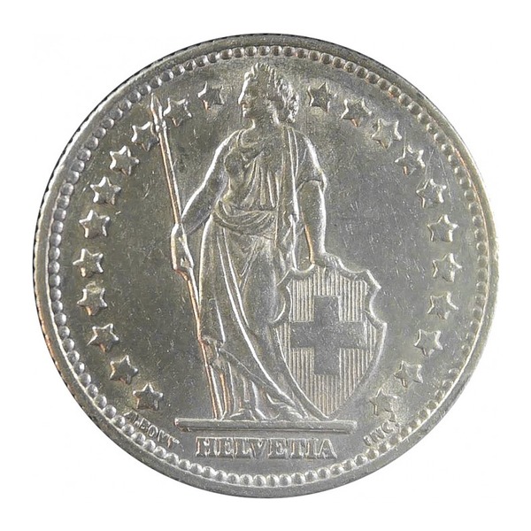 1 Swiss Franc coin