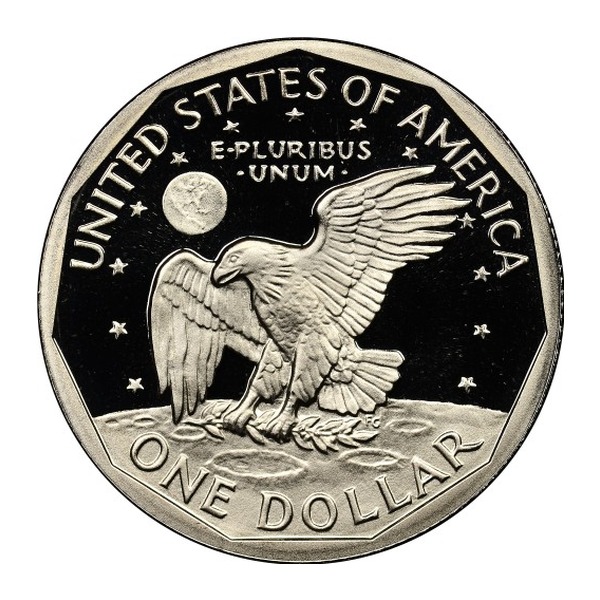 1 US Dollar Coin (Susan B. Anthony) (reverse)
