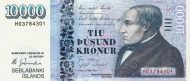 10.000 Krónur ISL Banknote (Modern Krona Issue) 2001