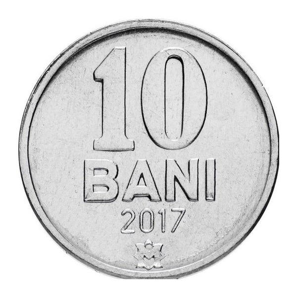 10 bani coin Moldova (reverse)