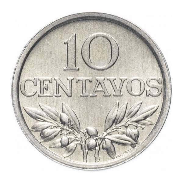 10 Centavos coin Portugal (reverse)