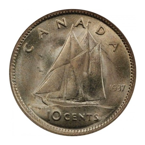 10 Cents coin Canada (dime) (reverse)