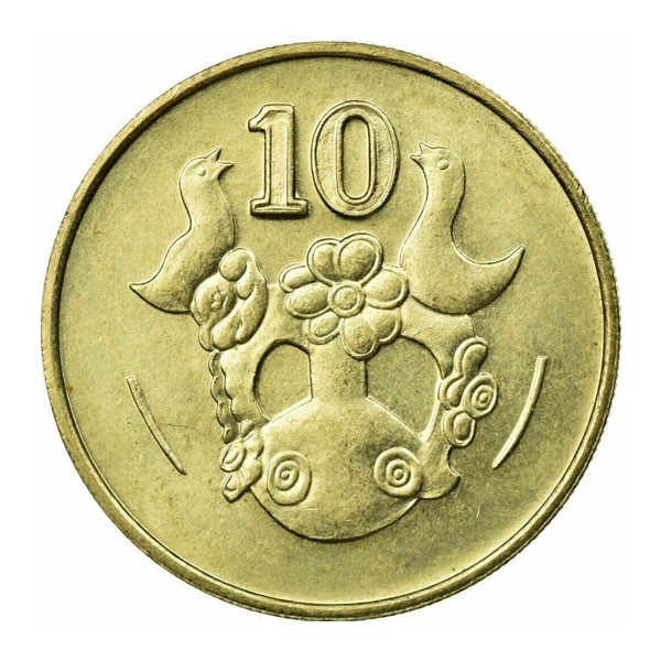 10 cents coin Cyprus (reverse)