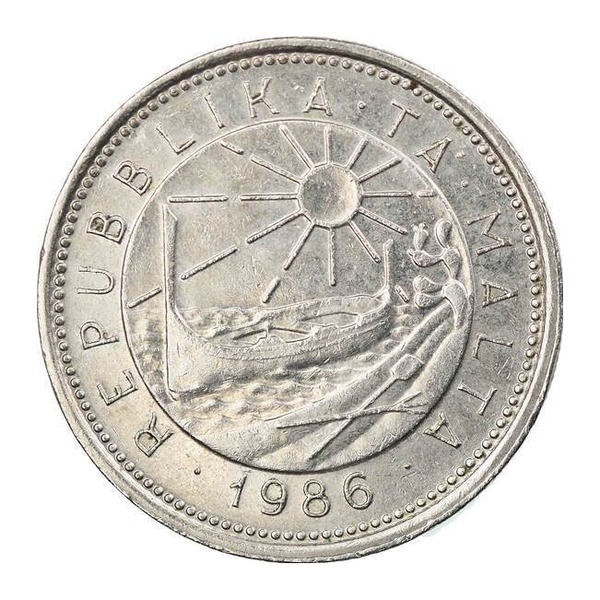 10 cents coin Malta (large type)