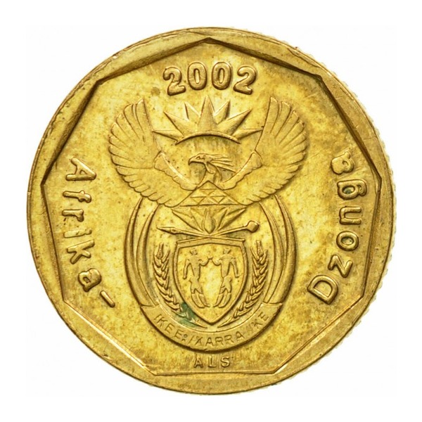 10 cents coin South Africa (large type)