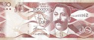 10 Dollars BRB Banknote (2000–2015 Issue) 2013-2018