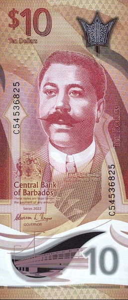 10 Dollars BRB Banknote (Standard Issue) 2022