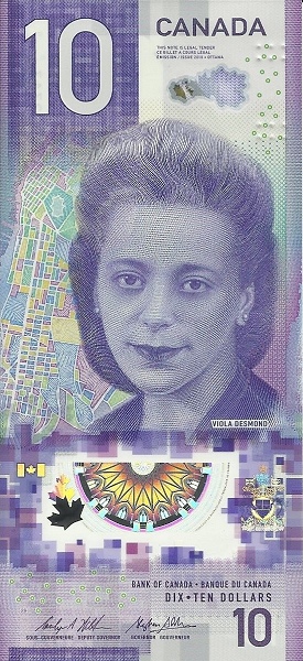 10 Dollars CAN Banknote (Canada Banknote Issue) 2018