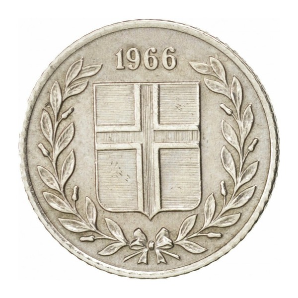 10 Icelandic Aurar coin