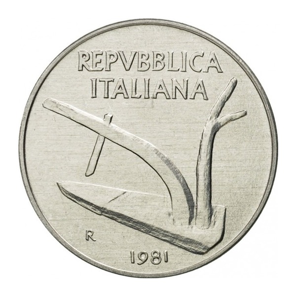 10 Italian Lire coin
