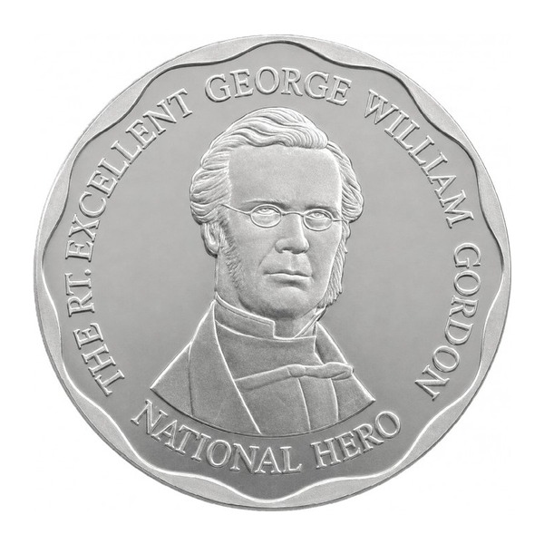 10 Jamaican Dollars coin (round) (reverse)