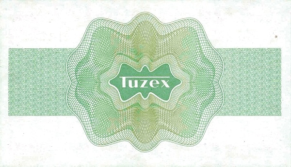 10 Korun Československých CSK Banknote (TUZEX Foreign Exchange Certificate) 1989 (reverse)