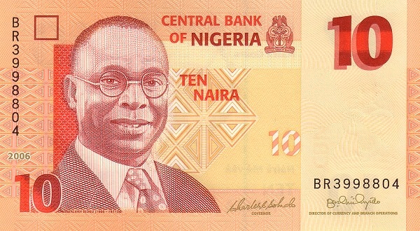 10 Nigerian Naira Banknote (Alvan Ikoku)