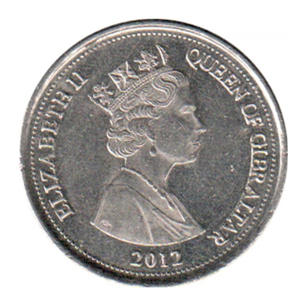 10 Pence coin Gibraltar