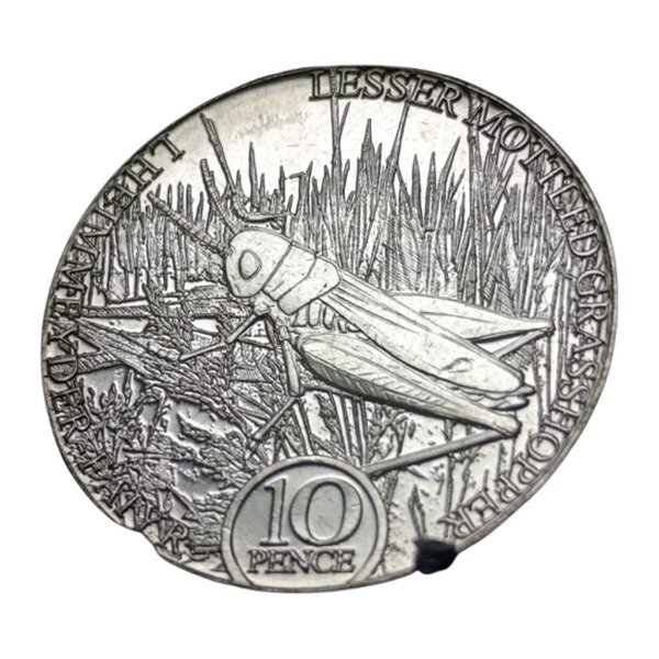10 Pence coin Isle of Man (reverse)