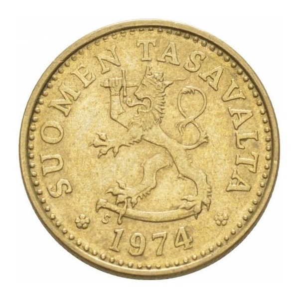10 pennia coin Finland (aluminium)