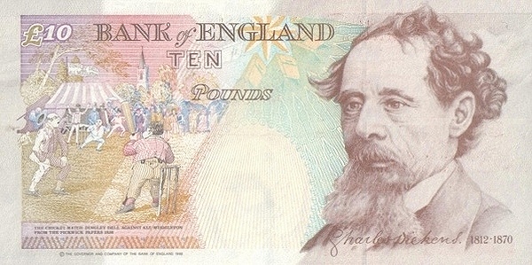 10 Pounds GBP Banknote (Elizabeth II) 1992-1993 (reverse)