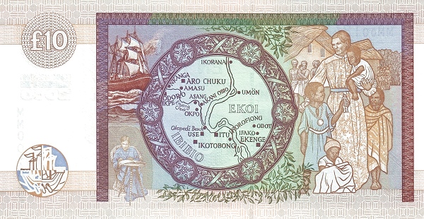 10 Pounds Sterling GBR Banknote (Clydesdale Bank Issue) 2000 (reverse)