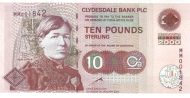 10 Pounds Sterling GBR Banknote (Clydesdale Bank Issue) 2000