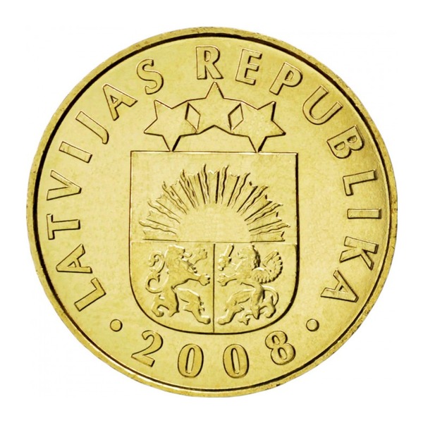 10 Santimu coin Latvia