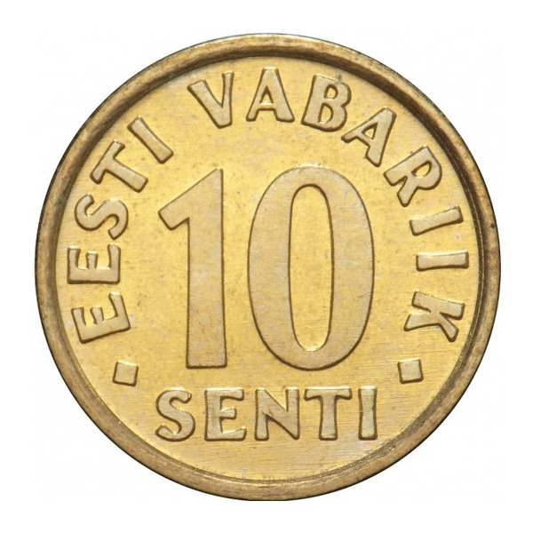 10 Senti coin Estonia (reverse)