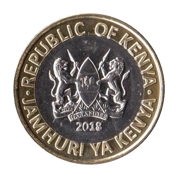 10 Shillings coin (Lion, Bi-Metallic)