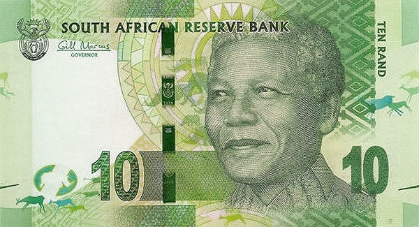 10 South African Rand Banknote (Nelson Mandela)