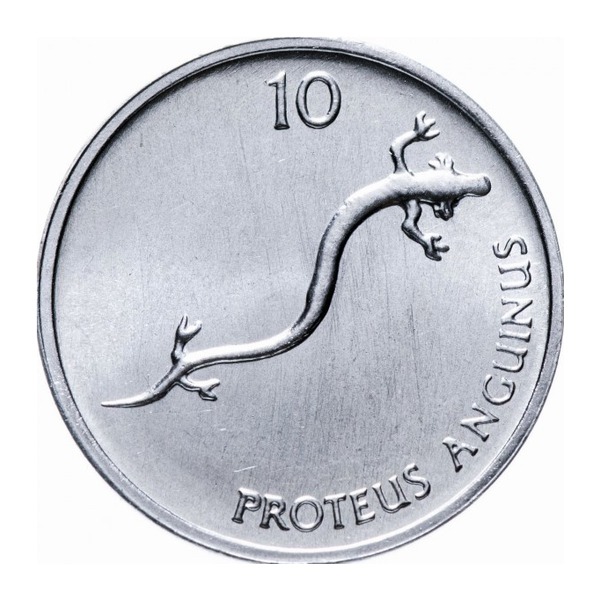 10 Stotinov coin Slovenia (reverse)