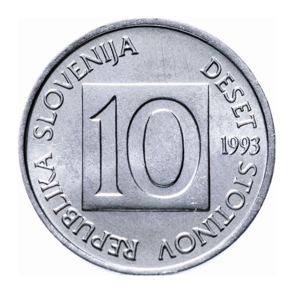 10 Stotinov coin Slovenia