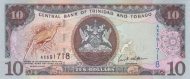 10 Trinidad And Tobago Dollar Paper Banknote (2006)