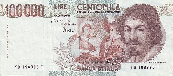 100.000 Lire ITA Banknote (Modern Lira Banknotes) 1983