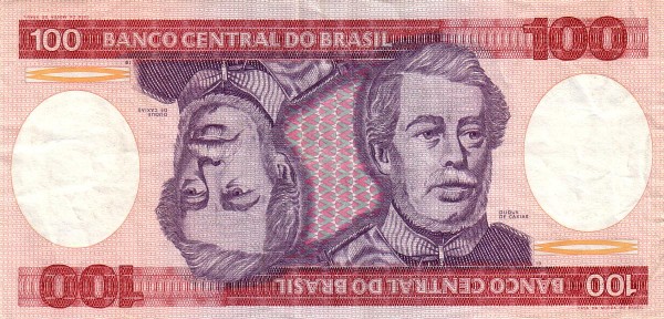 100 Brazilian Cruzeiros Banknote (Duque De Caxias)