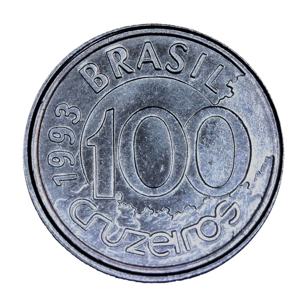 100 Cruzeiros coin (Amazon Manatee)
