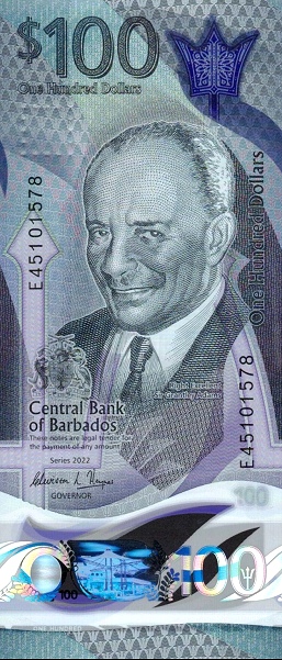 100 Dollars BRB Banknote (Standard Issue) 2022