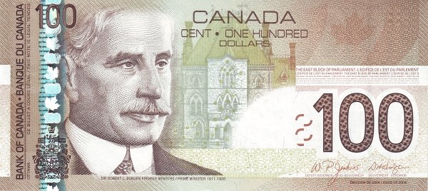 100 Dollars CAN Banknote (2001-2006 Canadian Journey Issue) 2003-2009