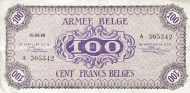 100 Francs Belges / Belgische Frank BEF Banknote (1946 Military Payment Certificates Issue) 1946