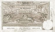 100 Francs / Frank BEF Banknote (Pre-World War I Issue) 1909-1914