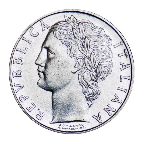 100 Italian Lire coin