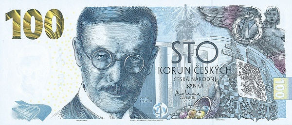 100 Korun Českých CZK Banknote (2019-2026 Commemorative Issue (Creation of Czech Koruna)) 2026