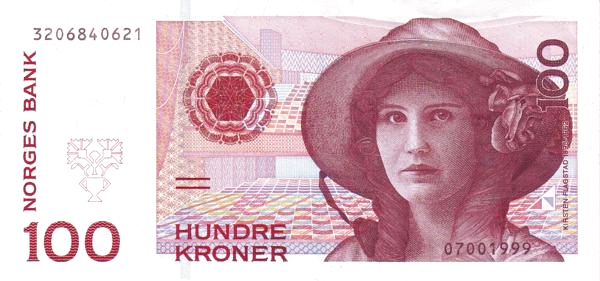 100 Kroner NOR Banknote (Early Krone System (Pre-WWII)) 1995-1999