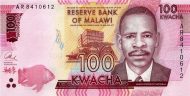 100 Malawian Kwacha Banknote (James Frederick Sangala)