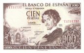 100 Pesetas ESP Banknote (Banco de España (Madrid Issue)) 1965
