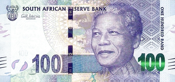100 South African Rand Banknote (Nelson Mandela)