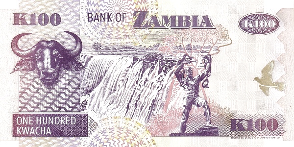 100 Zambian Kwacha Banknote (1992 2011) (reverse)